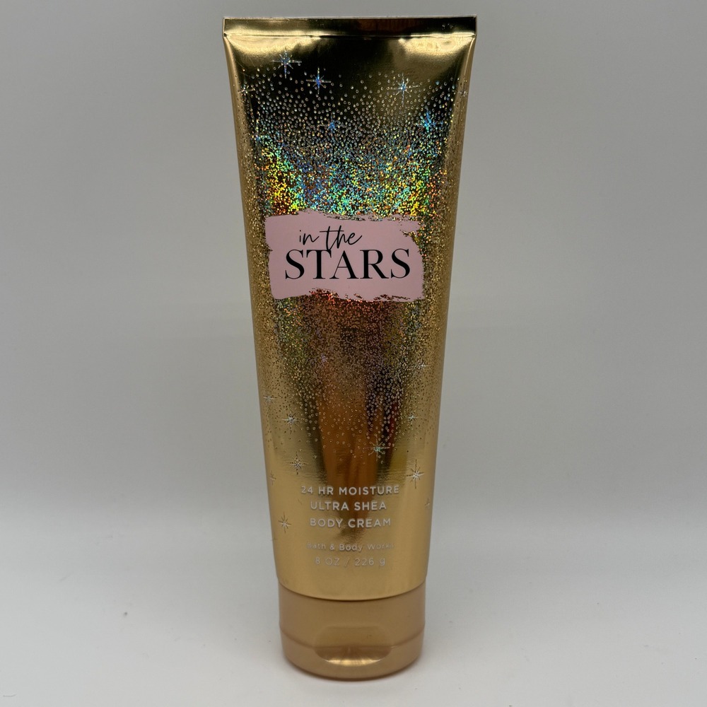 Bath & Body Works In The Stars Body Cream 8 oz Gold Ultra Shea Moisture